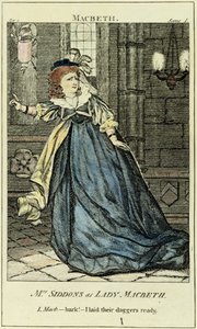 Sarah Siddons (1755-1831) en Lady Macbeth - English School